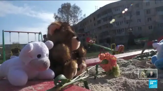 'Video thumbnail for Russian strike kills 19 people in Zelensky's hometown, half of them children'