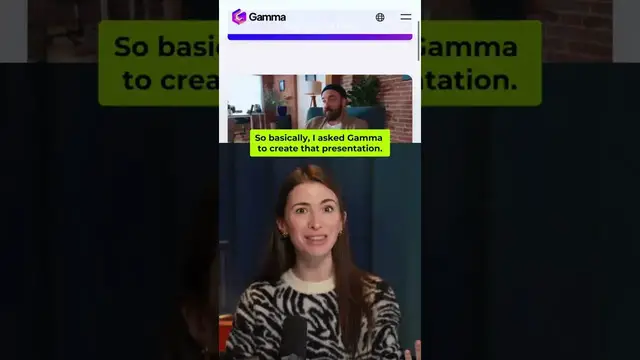 'Video thumbnail for silicon valley girl: ai powered presentations with gamma'