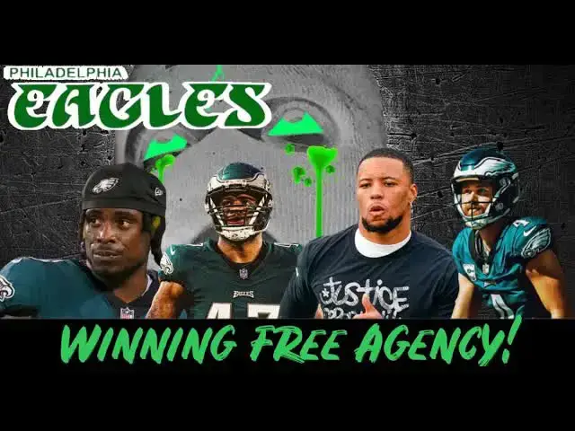 'Video thumbnail for lord brunson: eagles free agency frenzy! saquon barkley, howie roseman, jake elliot extended, and the nfl draft'
