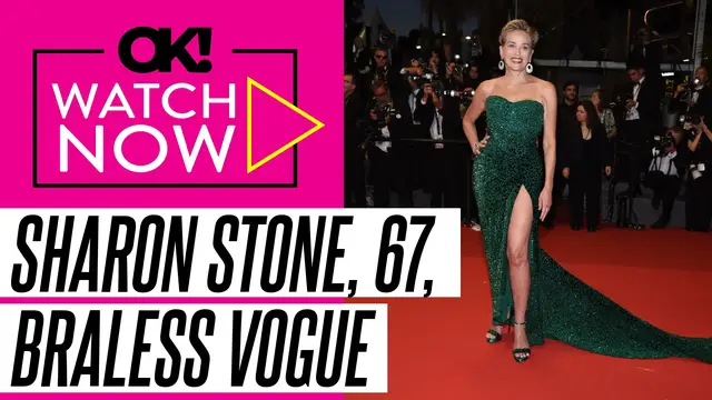 'Video thumbnail for Sharon Stone, 67, Goes Braless in Stunning See-Through Top for Empowering 'Vogue' Shoot'
