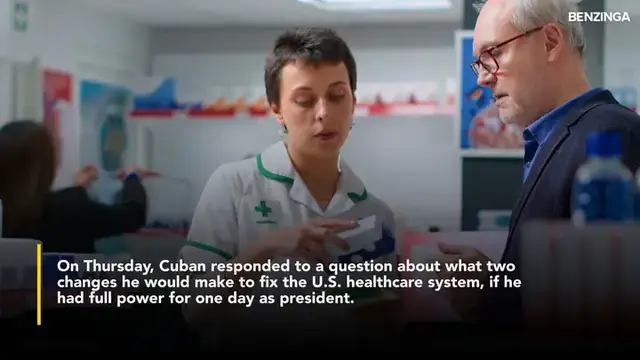 'Video thumbnail for Mark Cuban Says Were He To Become President For A Day, He Would Make These Two Simple Moves To Overhaul US Healthcare'
