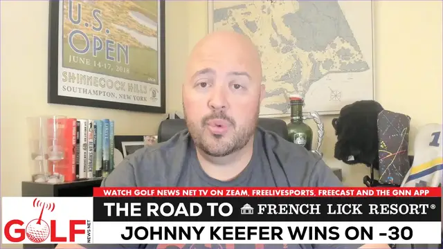 'Video thumbnail for Johnny Keefer wins at 30 under par on Korn Ferry Tour'