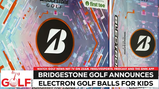 'Video thumbnail for Bridestone Golf announces Electron golf balls for kids'