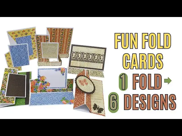 'Video thumbnail for Fun Fold Cards: 1 Fold - 6 Designs'