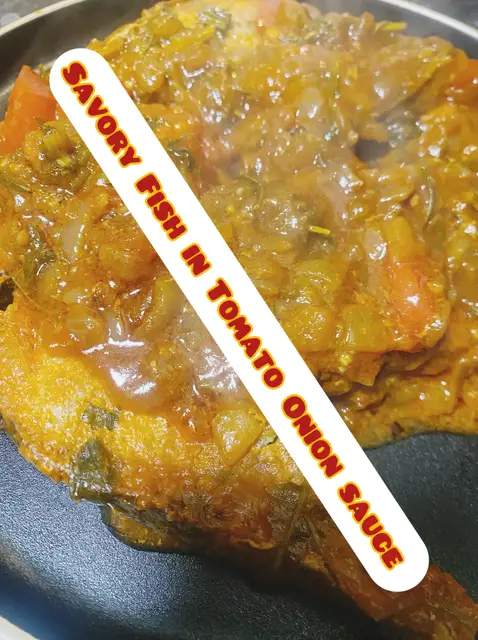 'Video thumbnail for Tomato & Onion Fish Recipe'