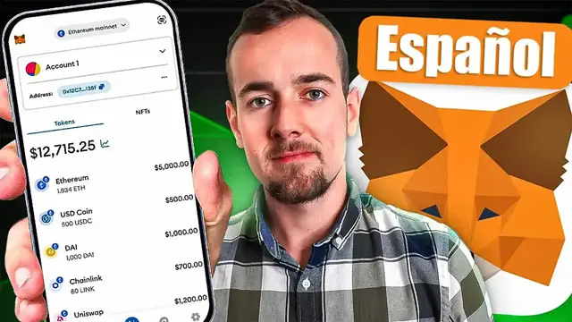 'Video thumbnail for (499) metamask tutorial español 2025: guía completa para crear tu cuenta'