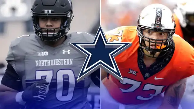 'Video thumbnail for law nation sports: rashawn slater vs teven jenkins film breakdown, plus cowboys draft strategy'