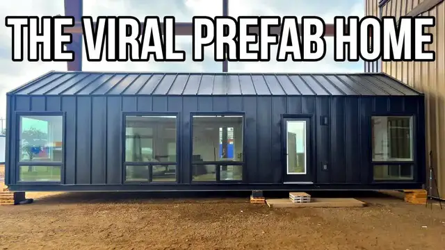 'Video thumbnail for I went to Modern Modular to see when the Viral PREFAB HOME will be Available in America…'