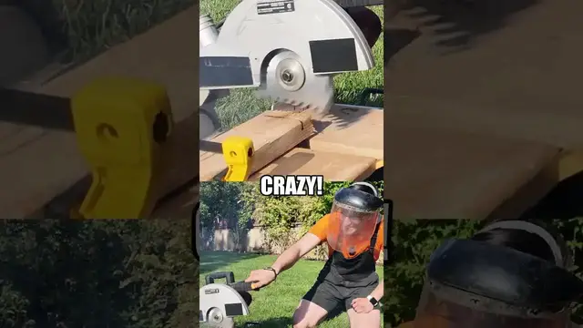 'Video thumbnail for Triangle Saw Blade Wood Cutting Test'