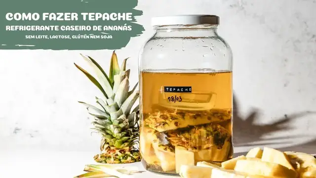 'Video thumbnail for Como fazer Tepache - refrigerante caseiro e rico em probióticos'