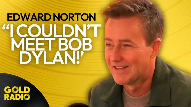 'Video thumbnail for Edward Norton praises "magnificent" co-star Timothee Chalamet as Bob Dylan in A Complete Unknown'