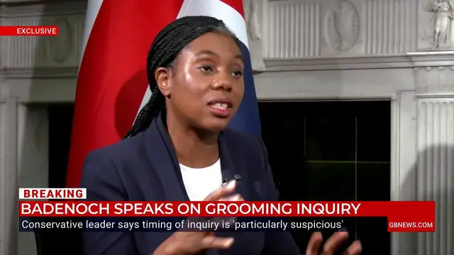 'Video thumbnail for WATCH IN FULL: Kemi Badenoch hits out at ‘dishonest’ Labour as she speaks out on grooming gangs inquiry'