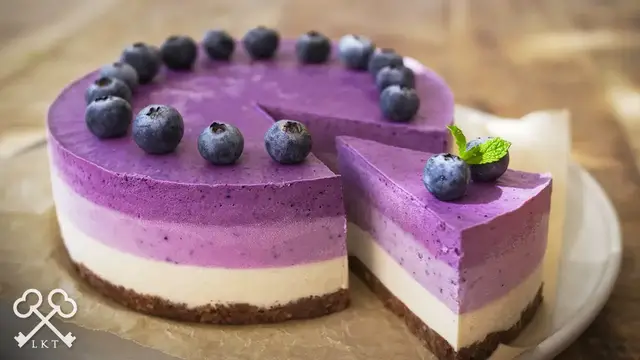 'Video thumbnail for No-Bake Blueberry Cheesecake | Gluten Free Vegan Desserts 2025'