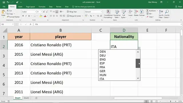 'Video thumbnail for Highlight Cells that Contain a Specific Word - Excel Tip'