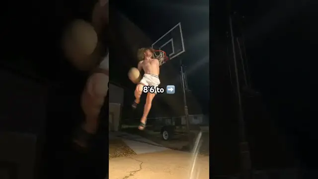 'Video thumbnail for (358) behind the back 360 dunk challenge'