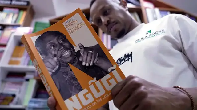 'Video thumbnail for Kenyan literary giant Ngũgĩ wa Thiong'o mourned as a cultural icon'