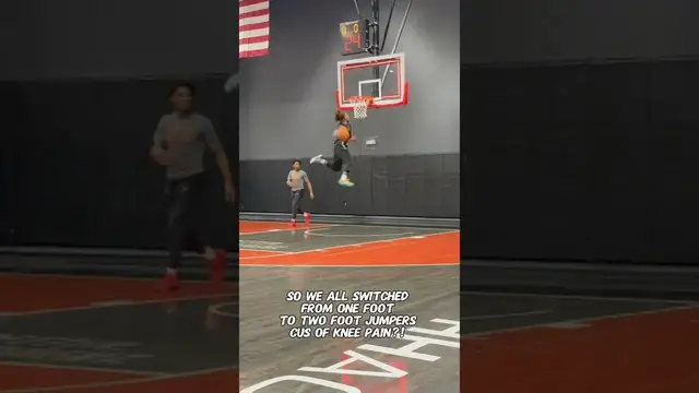 'Video thumbnail for (355) basketball jump shot changes due to knee pain'