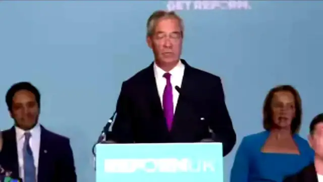 'Video thumbnail for WATCH: Nigel Farage blasts Conservatives as 'completely irrelevant''