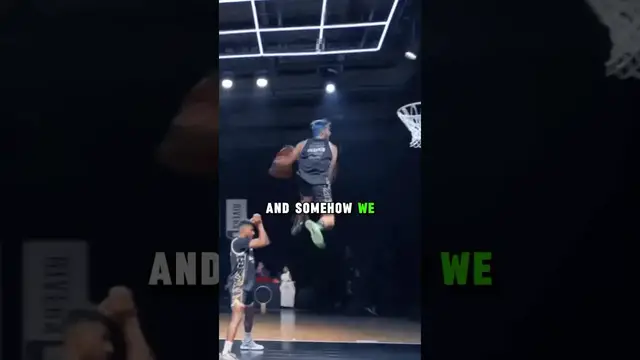 'Video thumbnail for (360) dunk league: pulled hamstring, still won!'