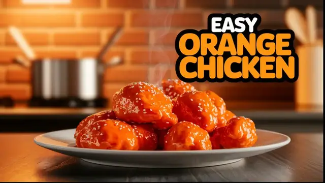 'Video thumbnail for Orange Chicken recipe'