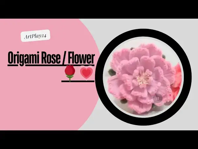 'Video thumbnail for How to Make Easy Beautiful Origami Roses'