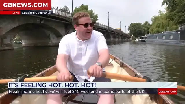 'Video thumbnail for ‘Oh no!’ Watch moment Jack Carson’s boat trip takes unexpected turn live on air'