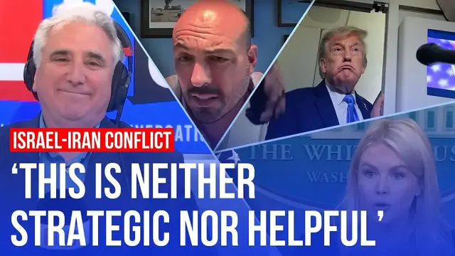 'Video thumbnail for Simon Marks reacts to Trump 'bottling it' over Iran | LBC'