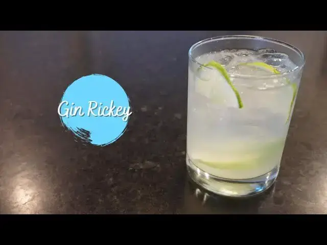 'Video thumbnail for How to Make a Gin Rickey Cocktail - Simply Jocelyn'