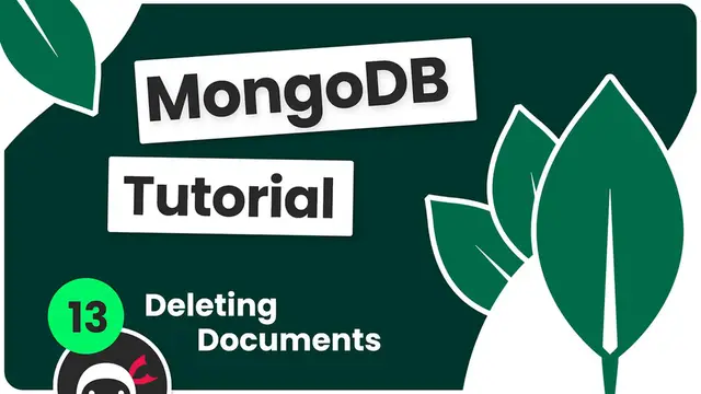 'Video thumbnail for Complete MongoDB Tutorial #13 - Deleting Documents'
