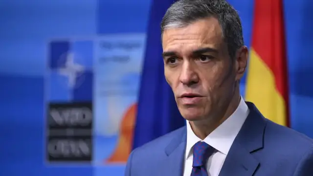 'Video thumbnail for Spain refuses to commit to 5% NATO defence spending target'