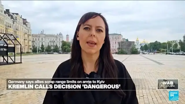 'Video thumbnail for Ukraine: Germany says allies scrap range limits on arms to Kyiv'