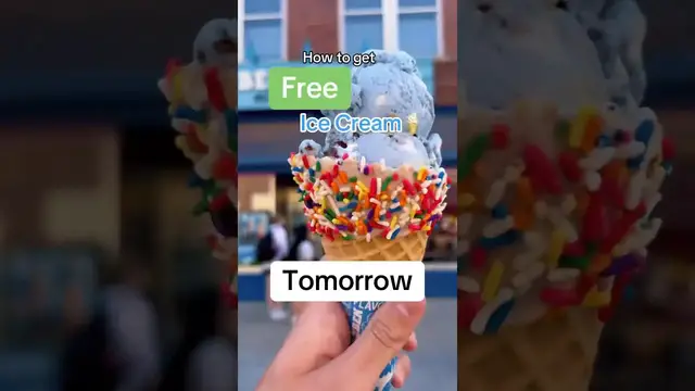'Video thumbnail for Free Ice Cream from Ben & Jerry's: National Free Cone Day!'