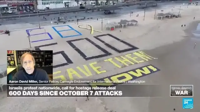 'Video thumbnail for 600 days into Israel-Hamas war, 'Netanyahu has one overridiing objective: Stay in power''