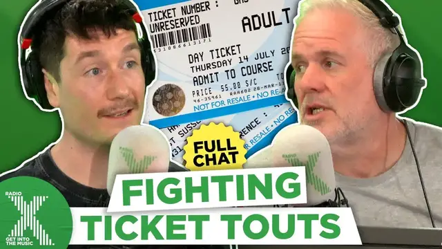 'Video thumbnail for Dan from Bastille backs banning frustrating ticket touts! | The Chris Moyles Show | Radio X'