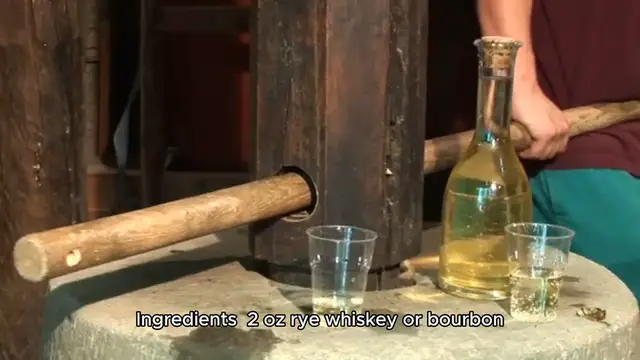 'Video thumbnail for Manhattan cocktail recipe'