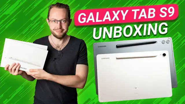 'Video thumbnail for Ausgepackt: Samsung Galaxy Tab S9 und S9+ im Unboxing | Deutsch'