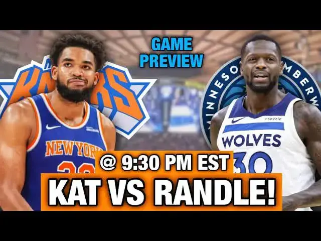 'Video thumbnail for Knicks vs Timberwolves Game Preview: KAT vs Randle Showdown Tonight @ 9:30 PM EST!'