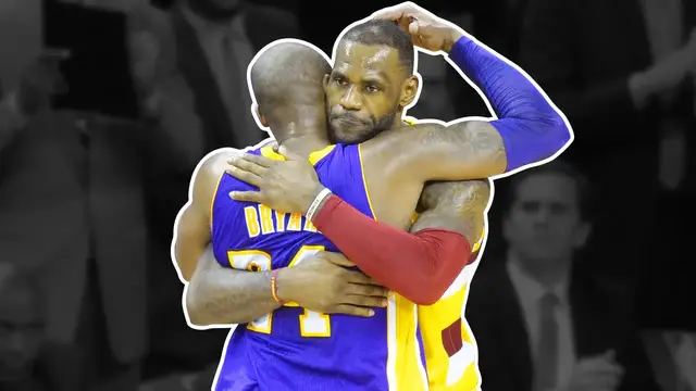 'Video thumbnail for 7 Most Beautiful LeBRON and Kobe Moments Caught on Tape'
