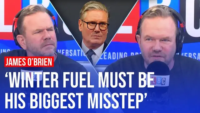 'Video thumbnail for James O'Brien backs Starmer's winter fuel U-turn | LBC'