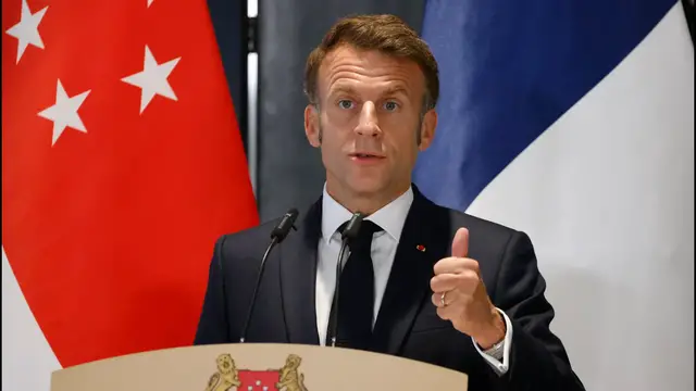 'Video thumbnail for Macron: Israel risks sanctions if Gaza blockade continues'