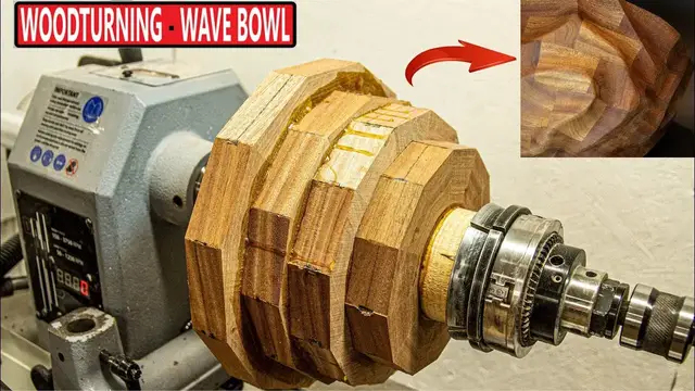 'Video thumbnail for Woodturning - Mother of All Waves Bowl'
