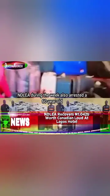 'Video thumbnail for NDLEA Recovers ₦1.042b Worth Canadian Loud At Lagos Hotel '