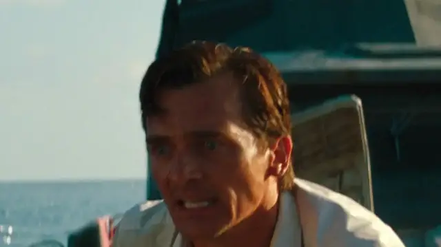 'Video thumbnail for Jurassic World Rebirth: Eyeball To Eyeball'