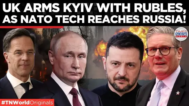 'Video thumbnail for Zelensky Accuses NATO of Arming Russia Through Backdoor Channels! | Times Now World'