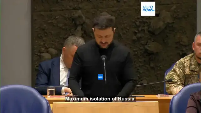 'Video thumbnail for At least 18 killed in strikes across Ukraine as Zelenskyy meets Western allies at NATO summit'