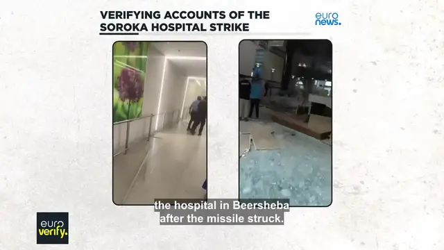 'Video thumbnail for Verifying conflicting narratives about Iran's strike on an Israeli hospital'