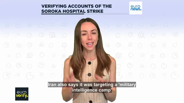 'Video thumbnail for Verifying conflicting narratives about Iran's strike on an Israeli hospital'