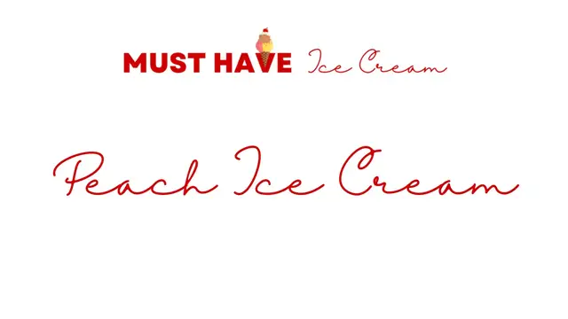 'Video thumbnail for Peach Sorbet recipe'