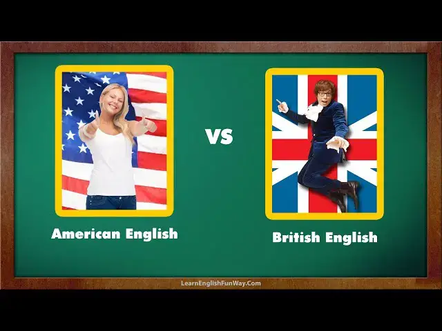 'Video thumbnail for British English vs American English - List of Words'