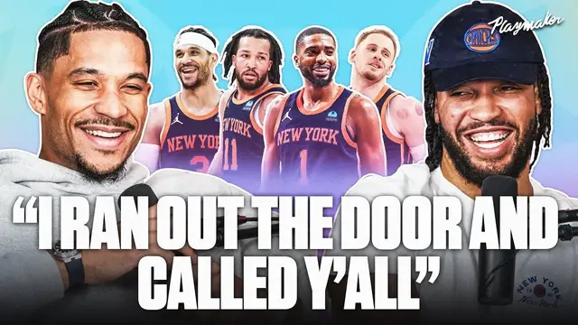 'Video thumbnail for Jalen And Josh Share Their Reactions After Trading For Mikal Bridges'